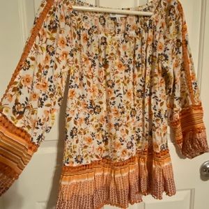 long sleeve boutique shirt